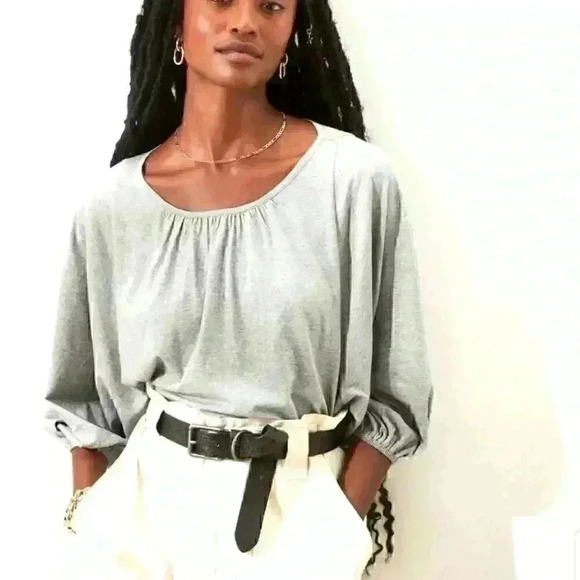 Banana Republic Knit Poet Top - Picture 1 of 11